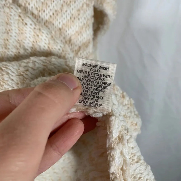 Moon & Madison Sweater Women’s XS Cream White Turtle Neck Oversized Pullover - Picture 6 of 10